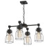 Люстра Modern Industrial 4-Light Black Cage - SH.X