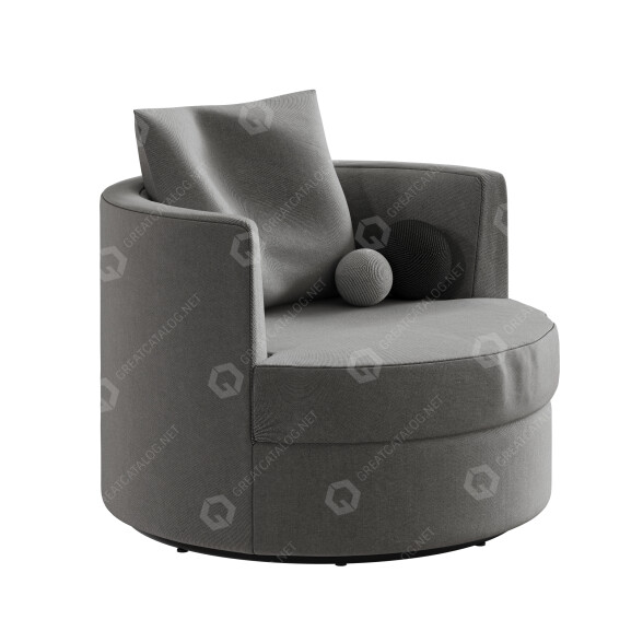 Крісло Eichholtz Felix 3D модель