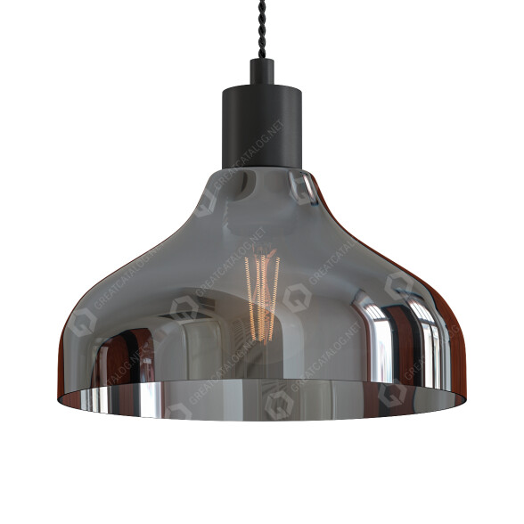 Підвісний світильник Nordlux Nordlux Alrun Glass Smoke 3D модель