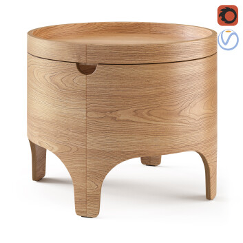 Тумбочка Kave Home Octavia 3D модель