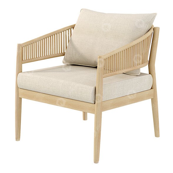 Fotel Simpli Home Bayshore Outdoor model 3D