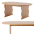 Стіл Bubuland Home Wave Hardwood Oval Natural - Promax3d