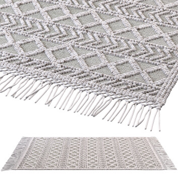 Килим  Contemporary Handmade Flatweave Tassel Area by Brooklyn Rug Co 3D модель