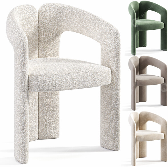 Chair Cassina Dudet Pro 3D model