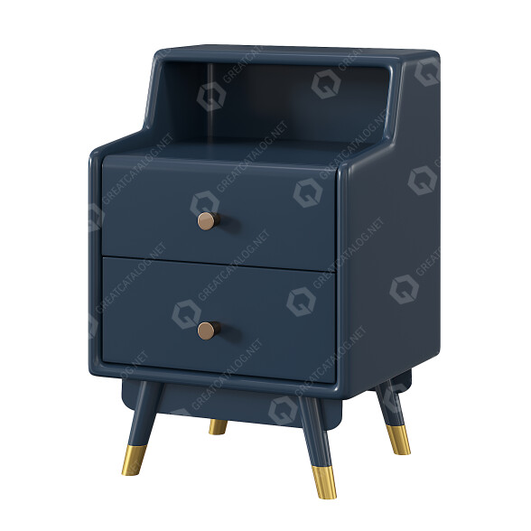 Тумбочка Homary Modern 3D модель