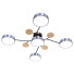 Żyrandol Litfad Macaron Molecular Metal Living Room Semi Flush Mount - GANIBOEV