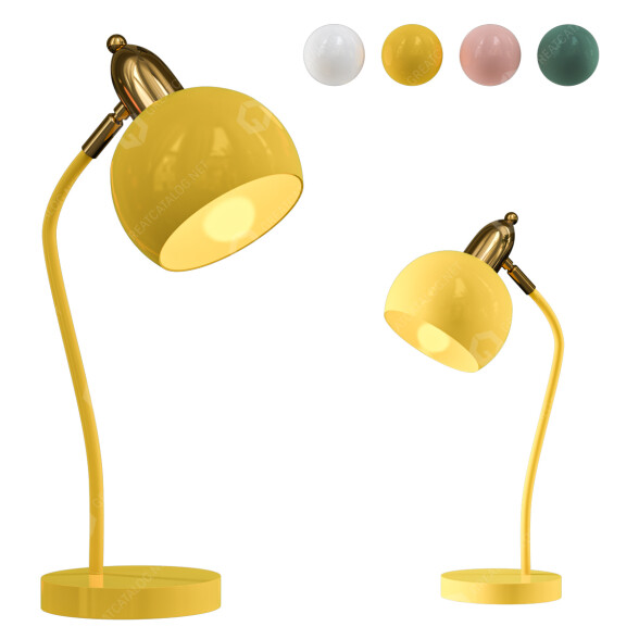 Настільна лампа Litfad Color Optional Macaroon Style 3D модель