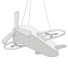 Підвісний світильник Litfad Childrens Plane Shaped - GANIBOEV