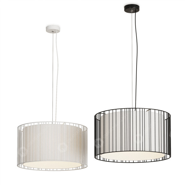 Lampa wisząca Faro Barcelona Linda model 3D
