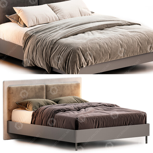 Bett Floema Olivia 3D-Modell