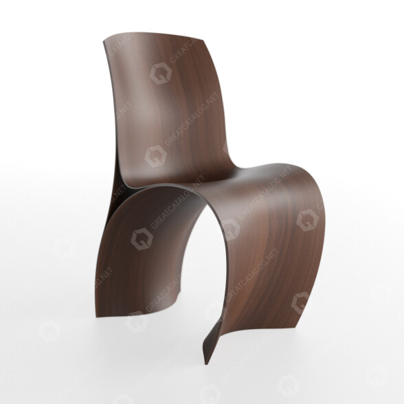 Стілець Moroso Three Skin 3D модель