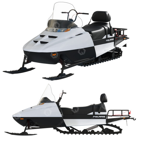 Skuter śnieżny Polaris Widetrak model 3D