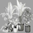 Plantas en macetas Conjunto de Interior 118 - uniquevry