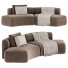 Диван MDF Italia Cosy Curve Small - Muhammad CGI