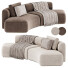 Диван MDF Italia Cosy Curve Small - Muhammad CGI