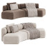 Диван MDF Italia Cosy Curve Small - Muhammad CGI