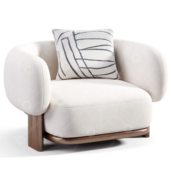Fauteuil HC28 Cosmo Bol modèle 3D