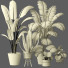 Plantas en macetas Conjunto de Interior 127 - uniquevry