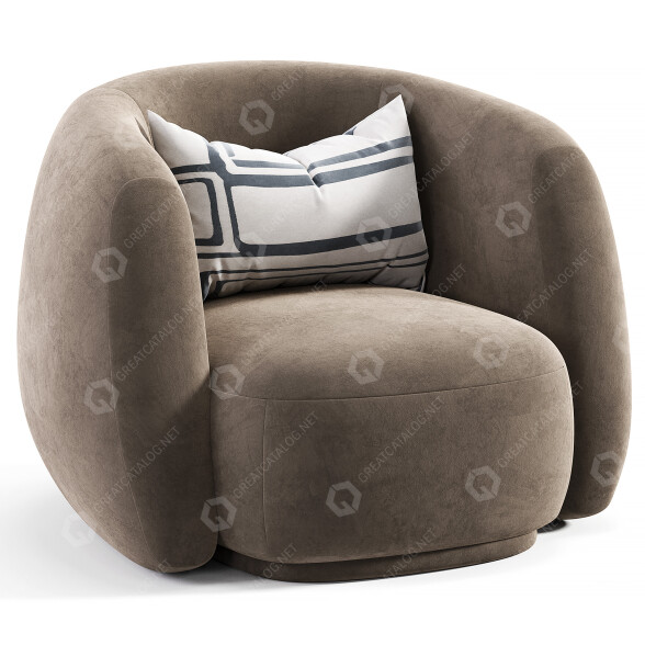 Armchair Moroso Pacific 3D model