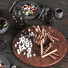 Сервірований стіл Setting in Black Colors - shayan sharify