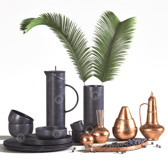 Vajilla Table Setting Modelo 3D