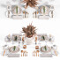 Servierter Tisch Setting in White Colors - shayan sharify