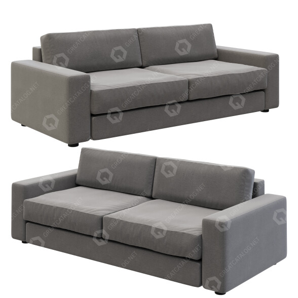 Sofa Grey 3D model