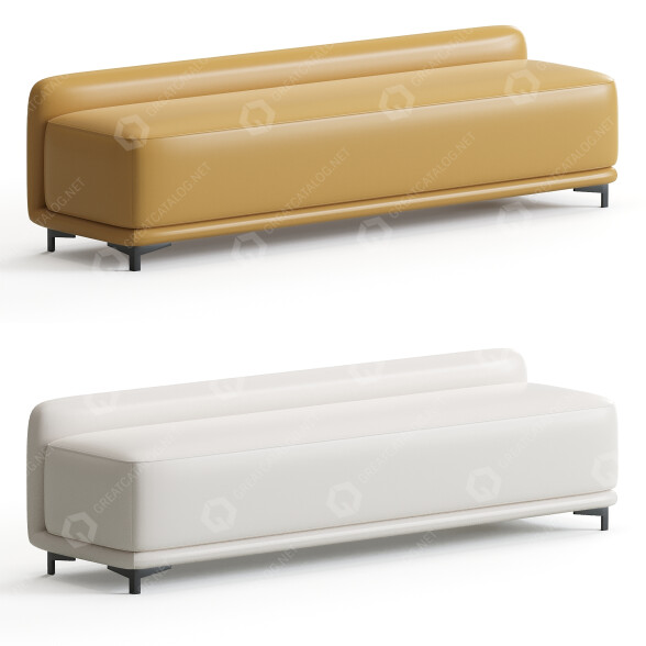 Банкетка Modern Upholstered 3D модель