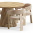Table et chaises Andreu World Oru and Jeanette Round by La Forma - toxirow