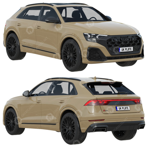 Car Audi Q8 2024 3D model