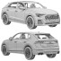 Car Audi SQ8 2024 - zifir3d