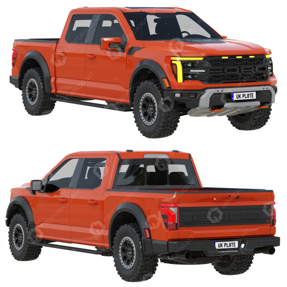Автомобіль Ford F-150 Raptor 2024 3D модель