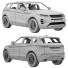 Coche Land Rover Range Rover Evoque 2024 - zifir3d