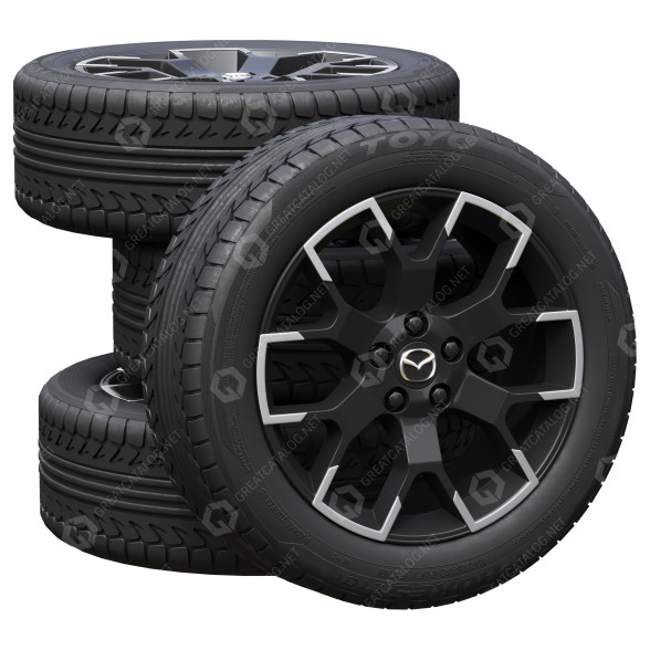 Колеса Mazda Tires Set 3D модель