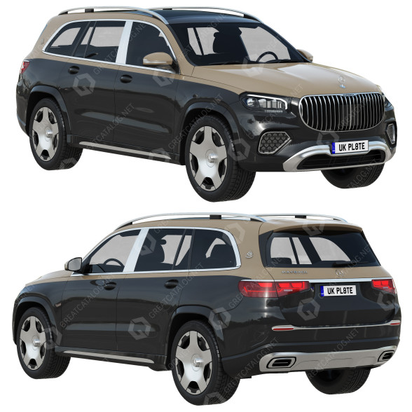 Samochód Mercedes-Benz GLS600 Maybach 2024 model 3D