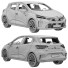Автомобіль Mitsubishi Colt 2024 - zifir3d
