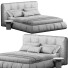 Camas y Mesitas de Noche Casaspace Almonzo Modern Upholstered King Size - Zikkoo