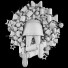 Декор Santa Claus Wreath Christmas - goddess363-42139