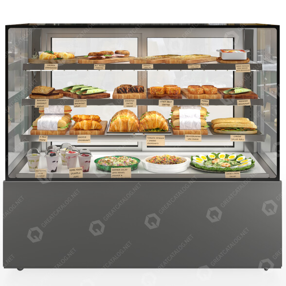 Schaukasten Little Olive Leaf Cafe 3D-Modell