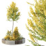 Plantas y banco HQ Conjunto de entorno urbano 20 - Pandora-land