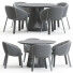 Table et chaises Miniforms Nebula and Jeanette Round by La Forma - toxirow