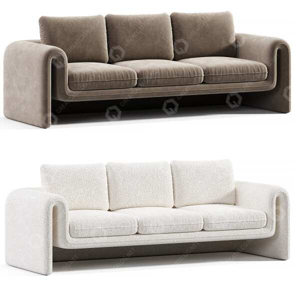 Sofa Eichholtz Tondo 3D model