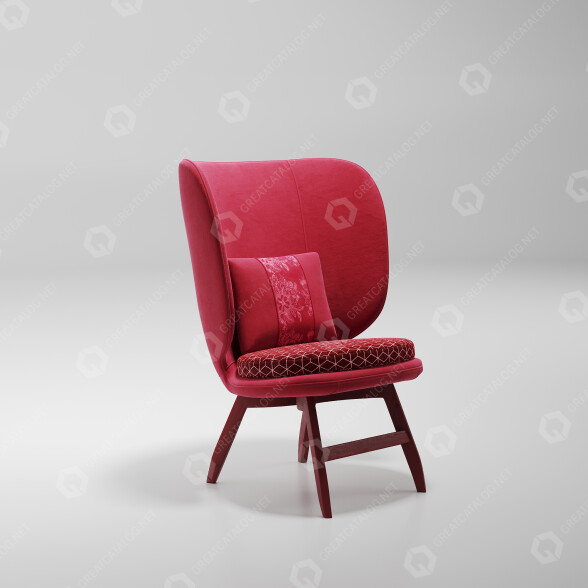 Крісло Moroso Ayub 3D модель