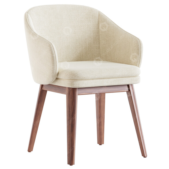 Стілець West Elm Wayne 3D модель