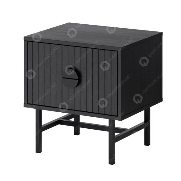 Table de chevet Sweeek Bazalt modèle 3D
