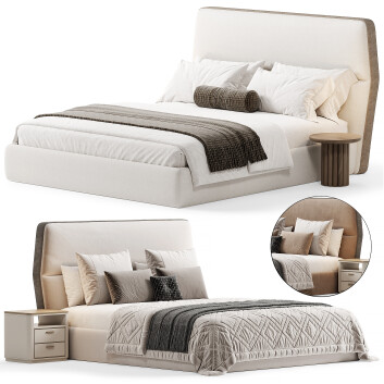 Cama y mesitas de noche MisuraEmme Cosy