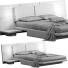 Ліжко та тумбочки Cassina Acute - Zikkoo