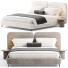 Cama y mesitas de noche Casaspace Aero - Zikkoo