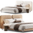 Cama y mesitas de noche Casaspace Aero - Zikkoo