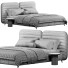 Cama y mesitas de noche Casaspace Aero - Zikkoo